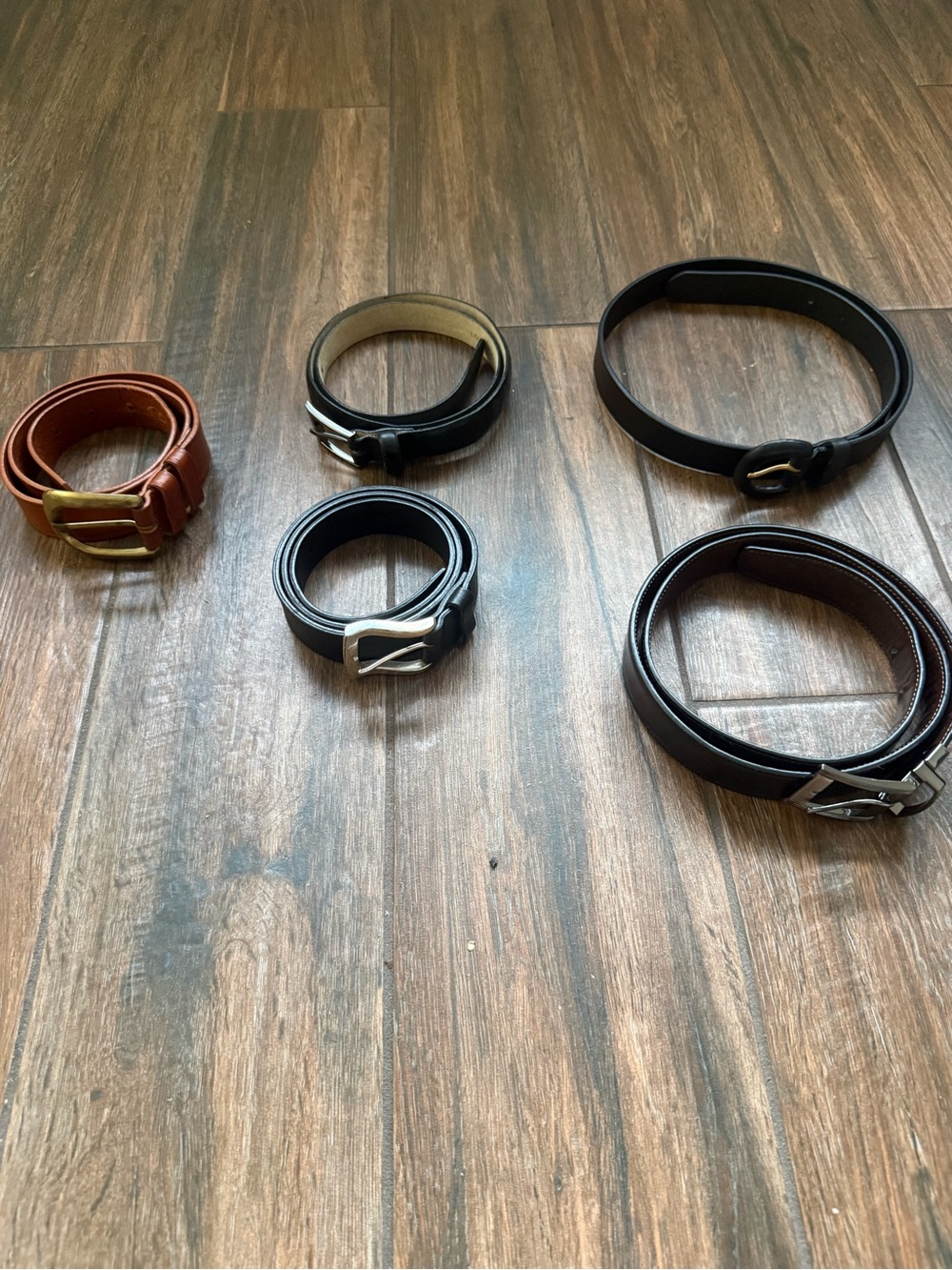 Women's Classic Leather Belt - Black and Brown